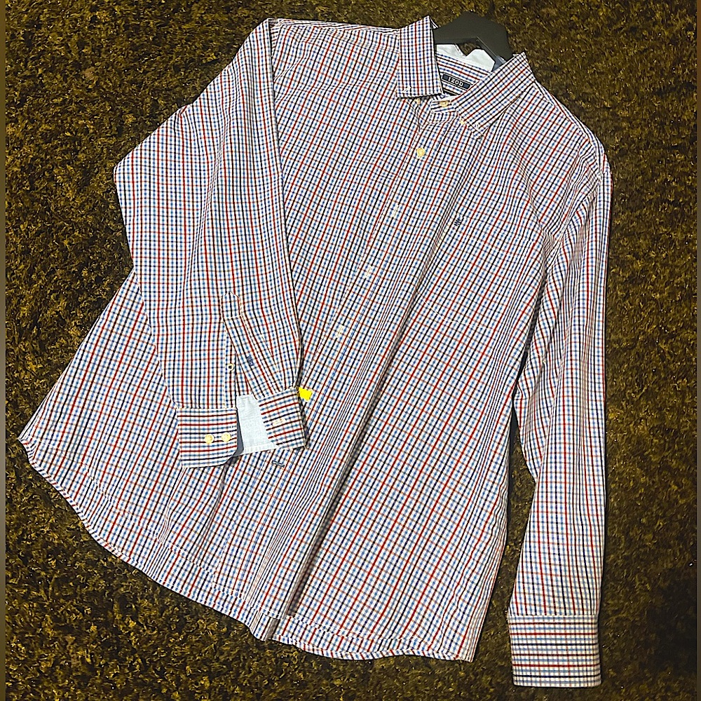 Man xxl long sleeve Izod button down..like new fresh from the cleaners..